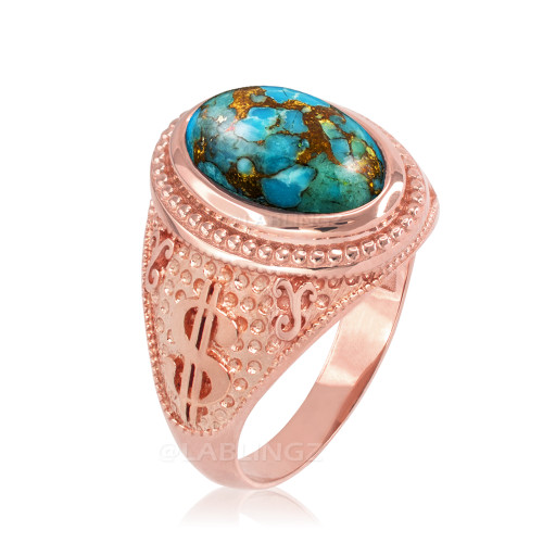 Buy Blue Copper Turquoise Ring, 925 Sterling Silver Ring Turquoise Men's  Ring, Statement Ring, Copper Turquoise Ring, Bohemian Ring Gift for Him  Online in India - Etsy